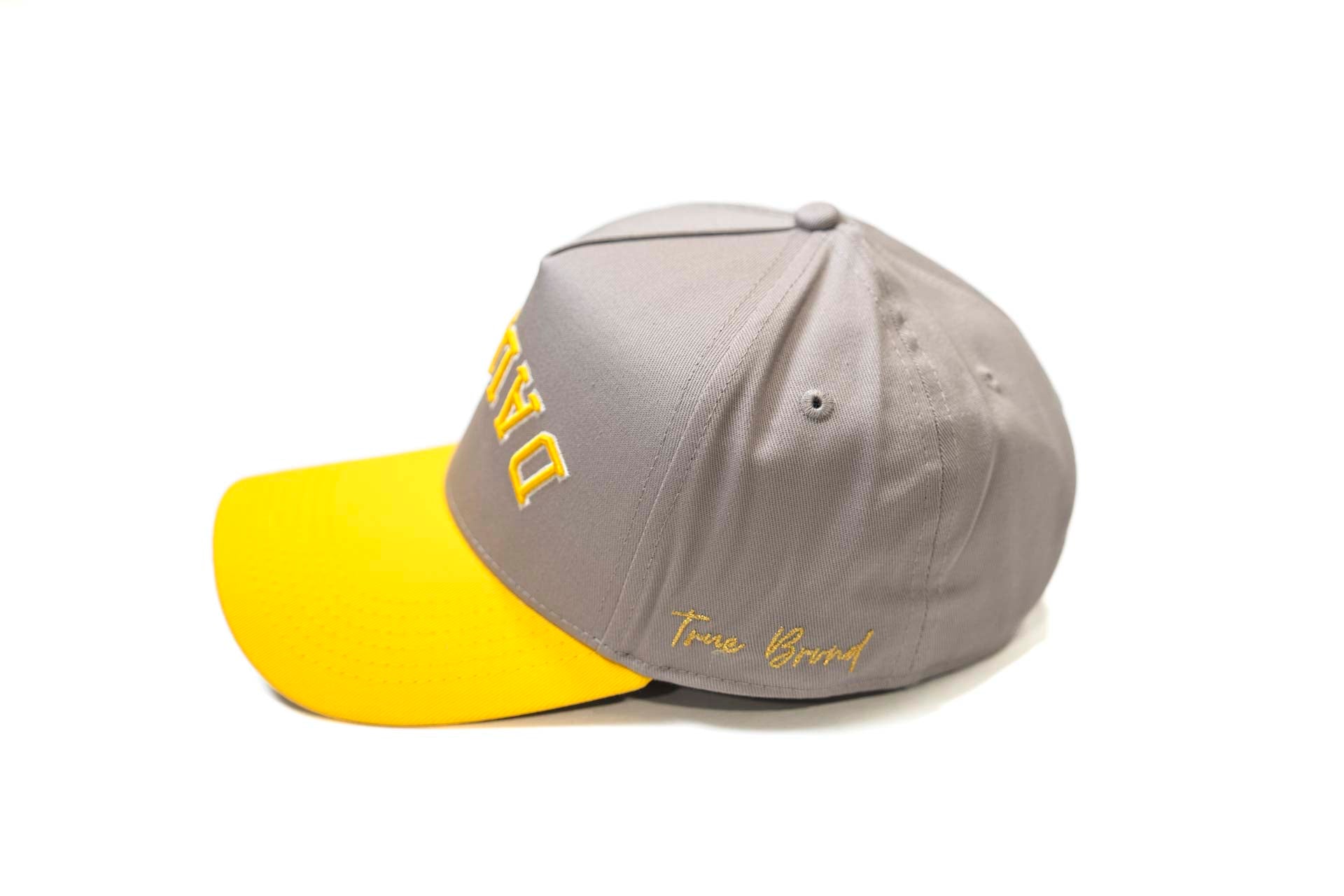 Precurved Dallas snapback - YELLOW / GRAY