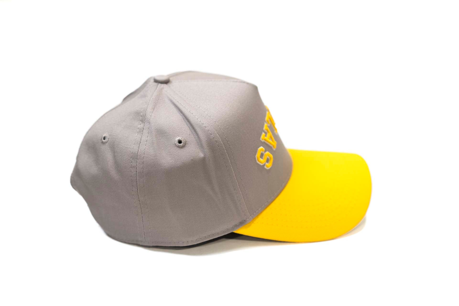 Precurved Dallas snapback - YELLOW / GRAY