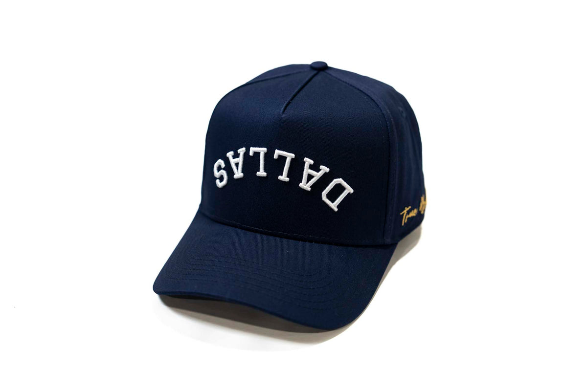 Precurved Dallas snapback - NAVY display picture 3