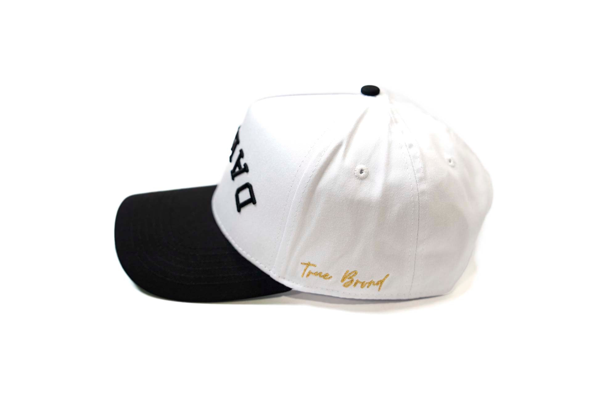 Precurved Dallas snapback - BLACK / WHITE