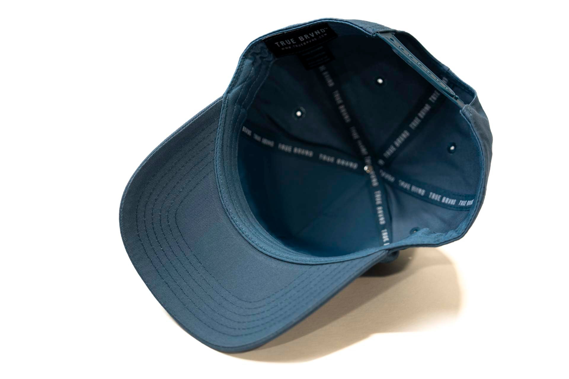 Precurved Dallas snapback - STEEL BLUE