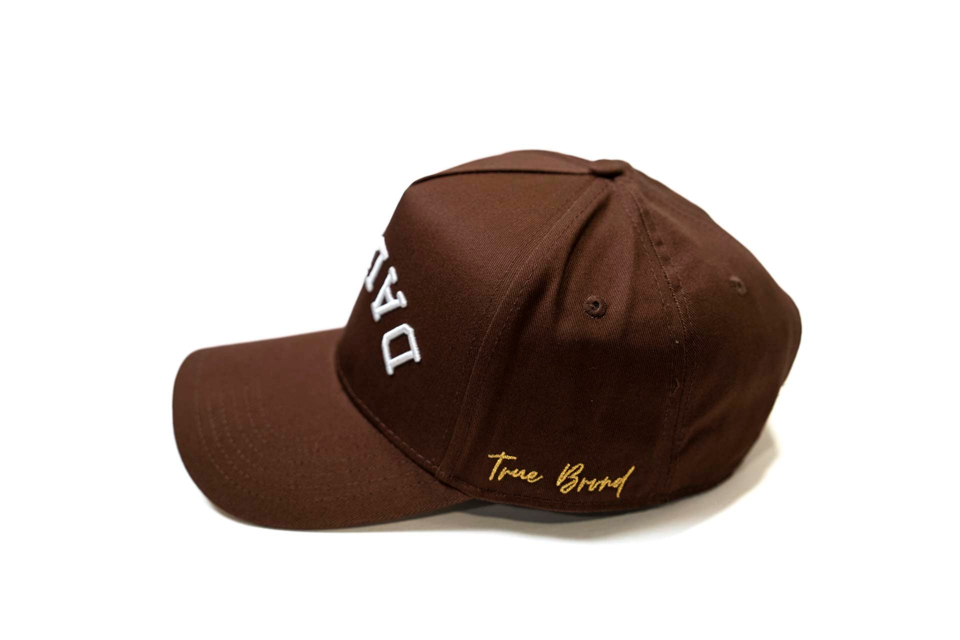 Precurved Dallas snapback - Brown w/cream