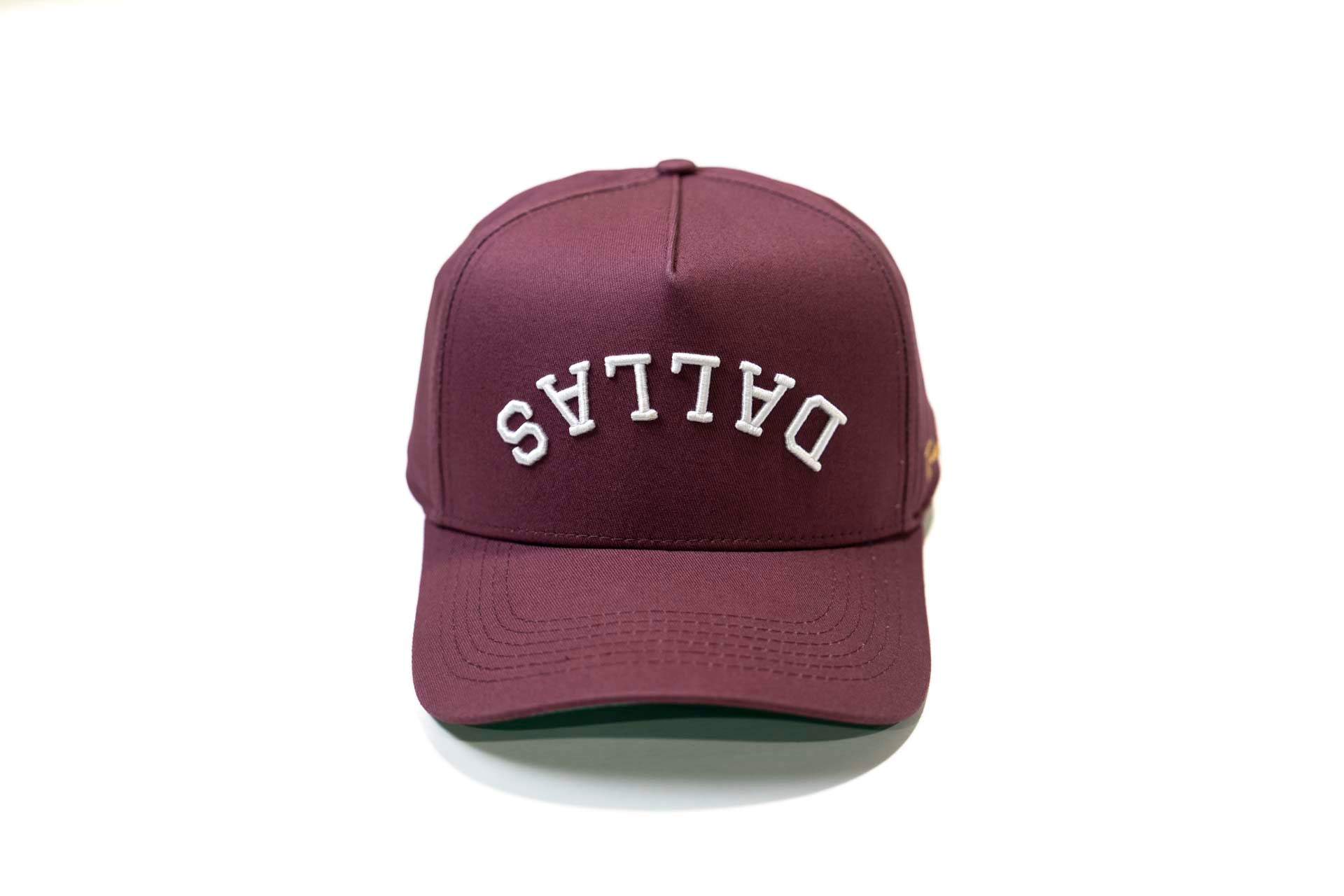 Precurved Dallas snapback - Maroon