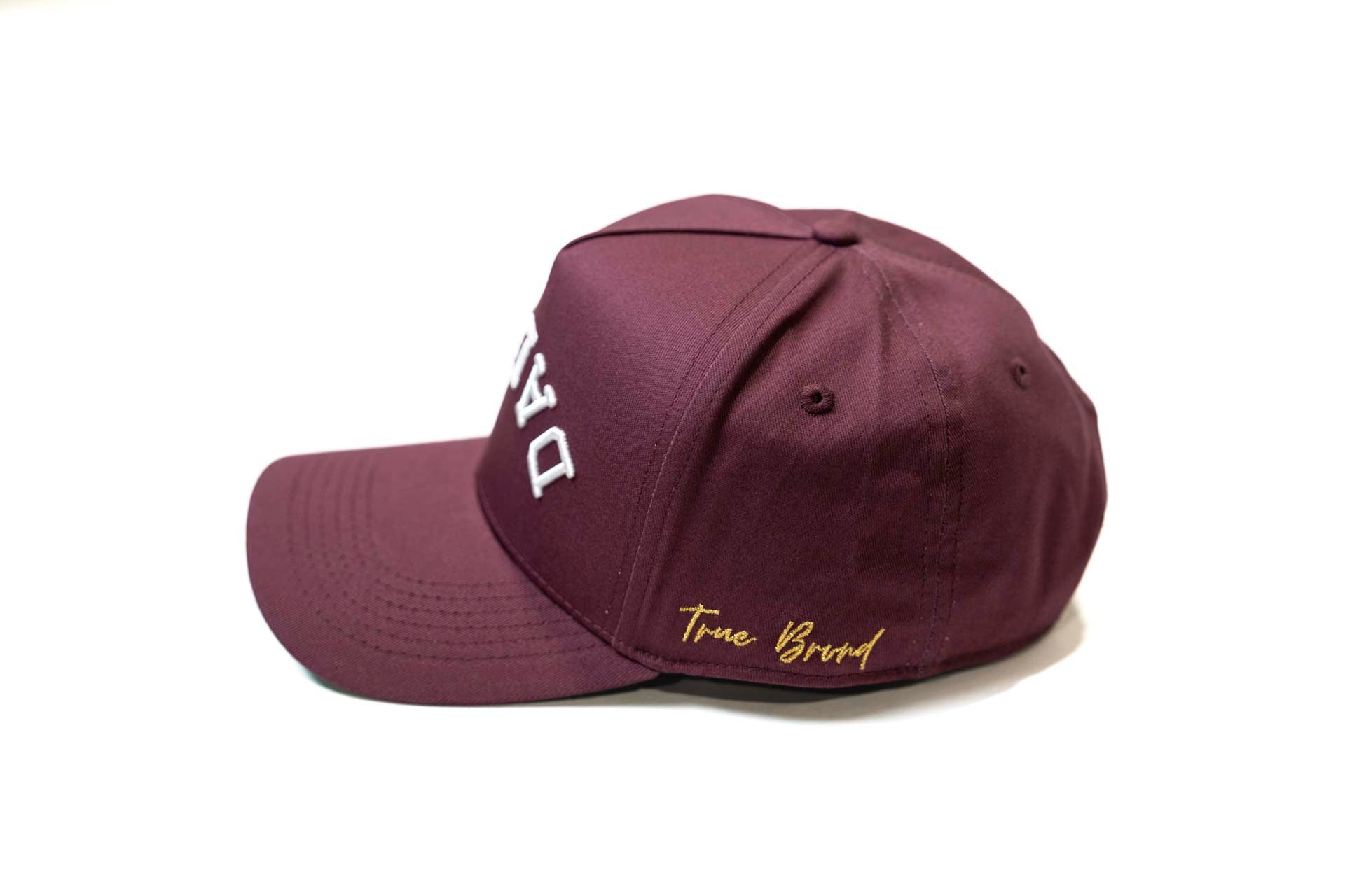 Precurved Dallas snapback - Maroon