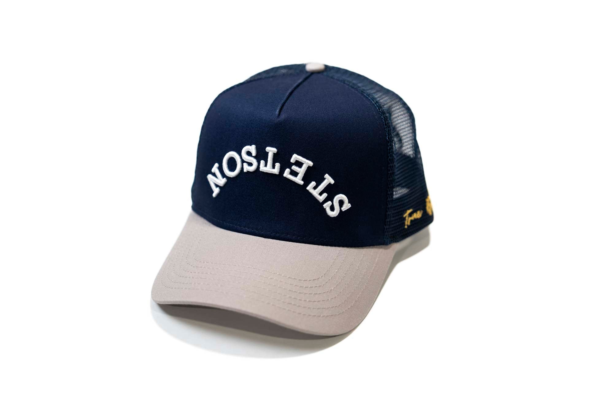 Post Malone x Stetson x True Brvnd - GRAY / NAVY trucker