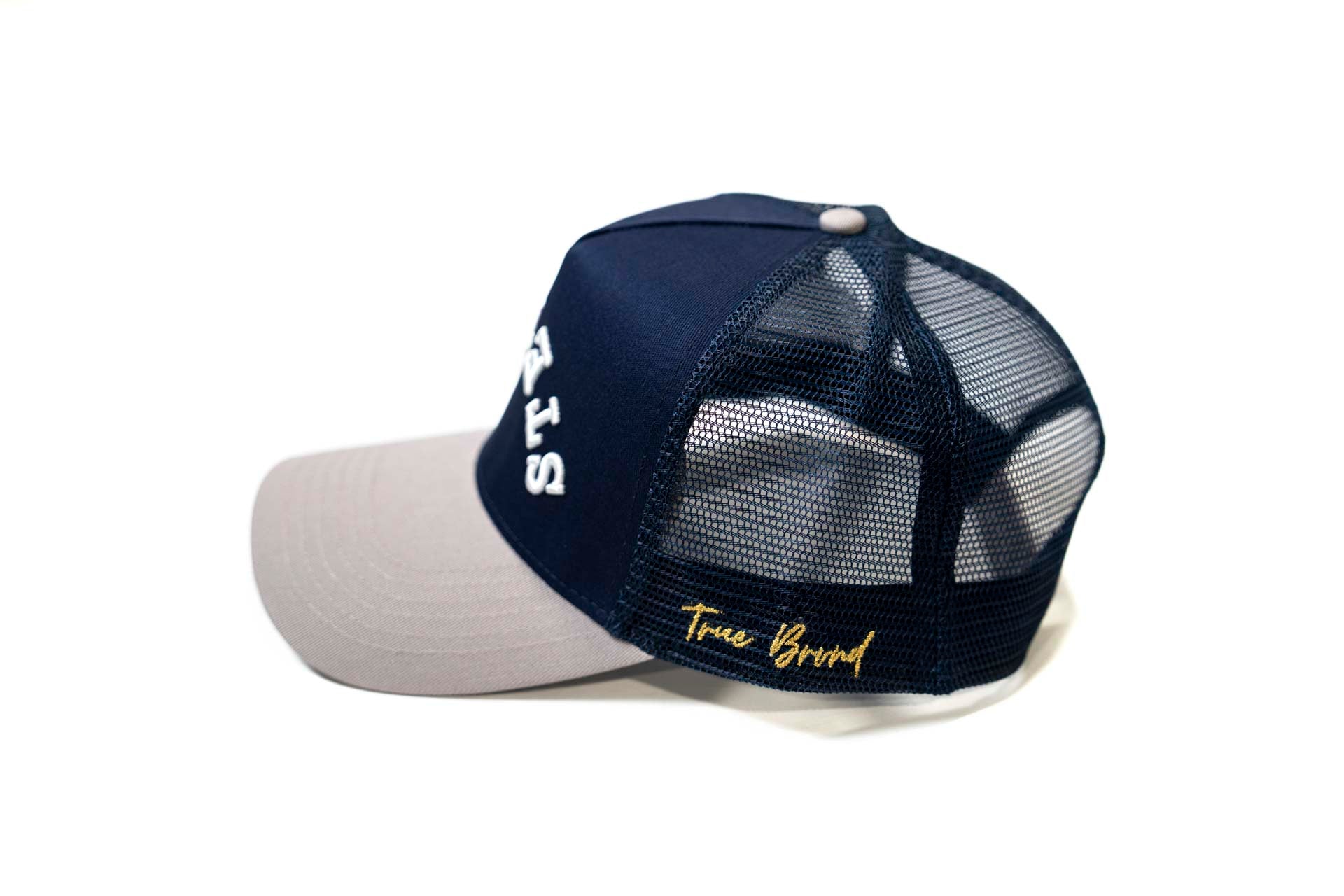 Post Malone x Stetson x True Brvnd - GRAY / NAVY trucker