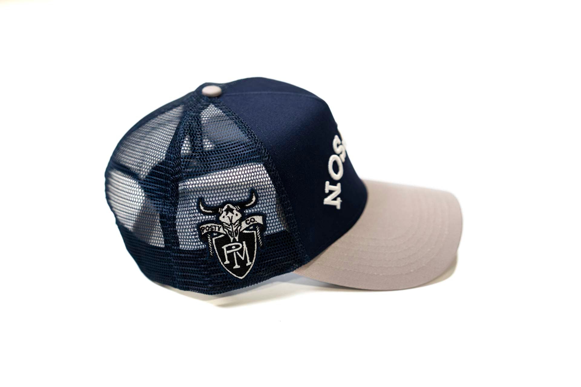 Post Malone x Stetson x True Brvnd - GRAY / NAVY trucker