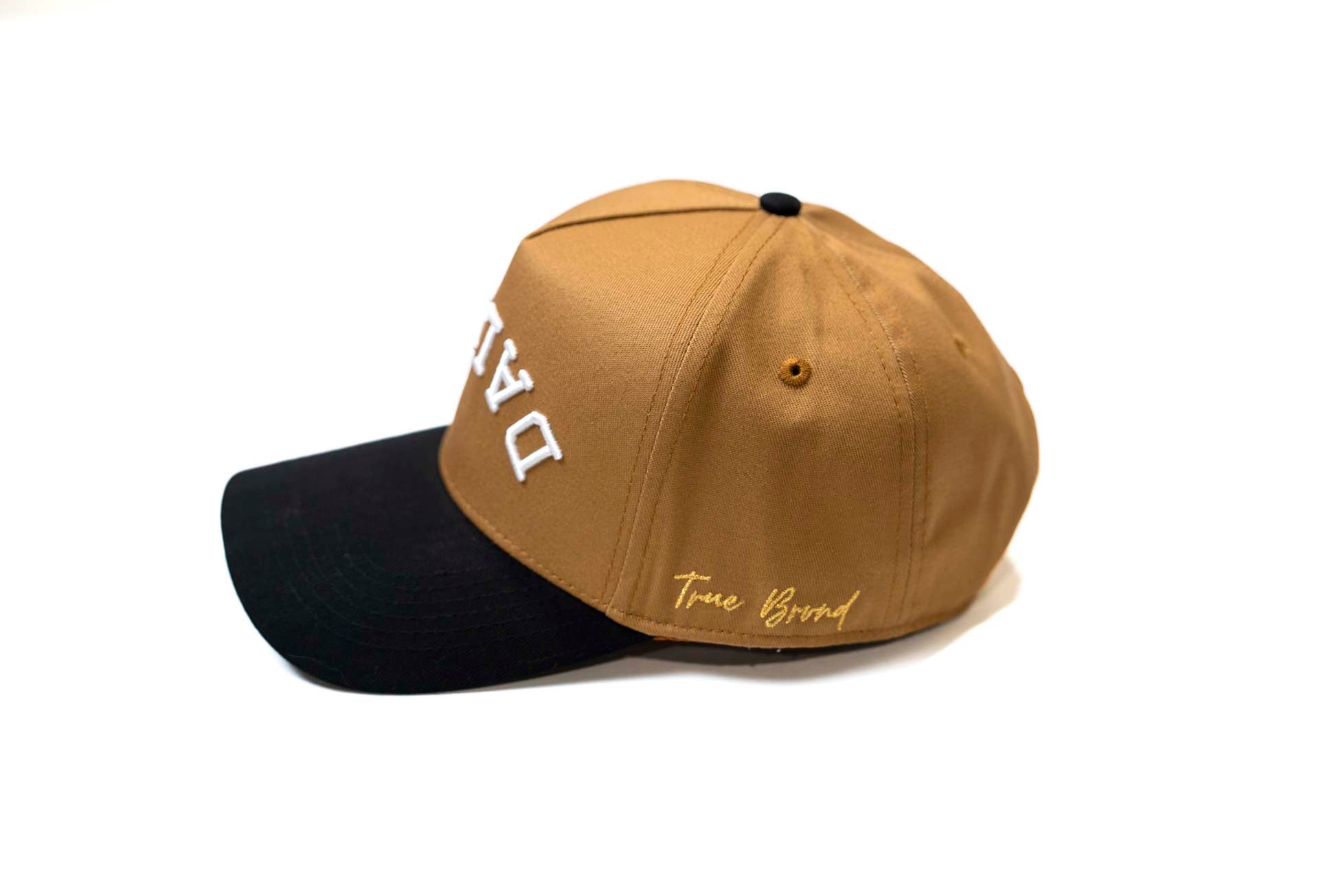 " Wheat " - Precurved Dallas snapback - BLACK / WHEAT