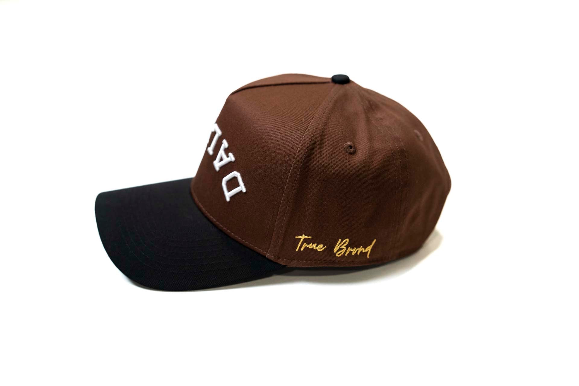 Precurved Dallas snapback - BLACK / BROWN