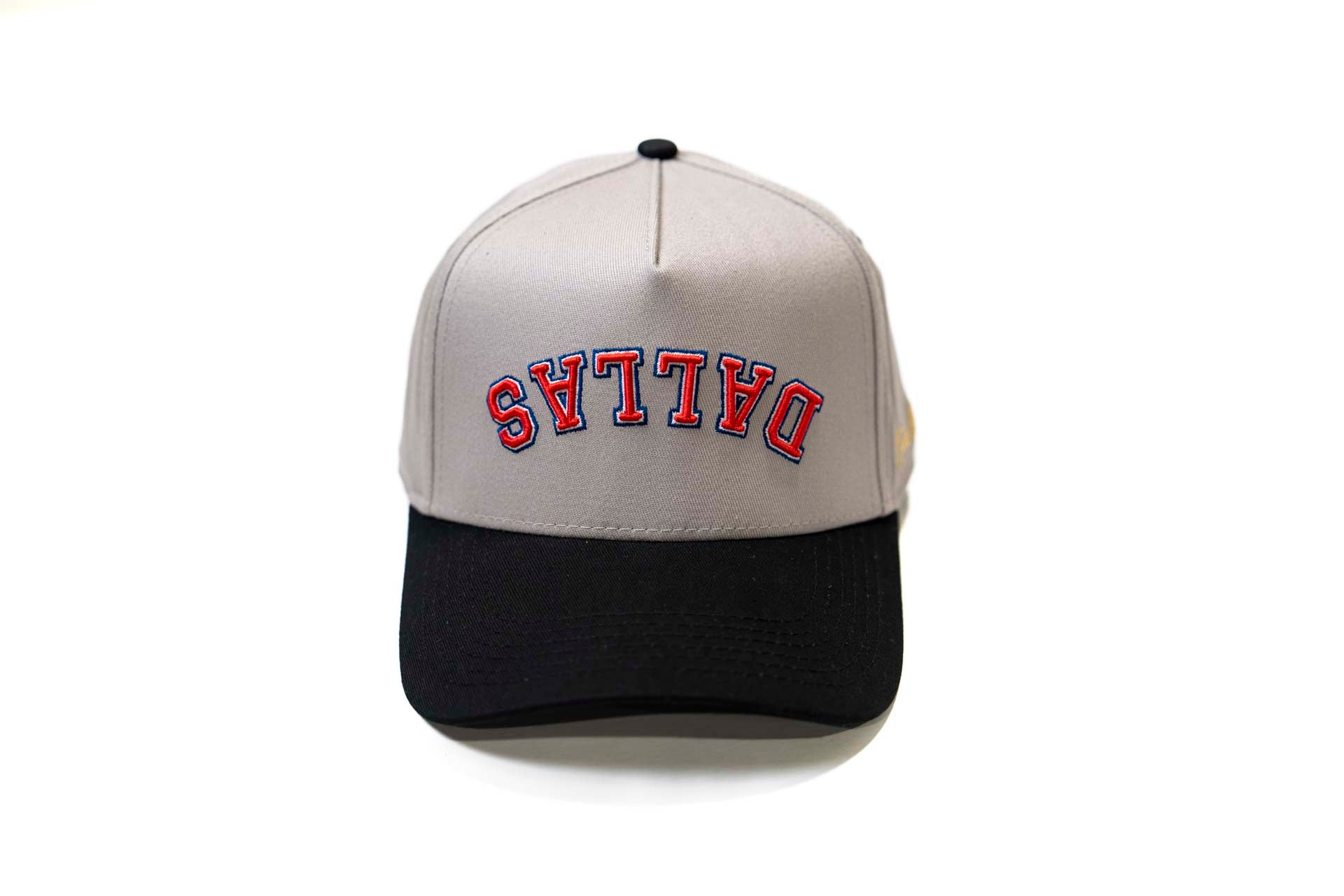 Precurved Dallas snapback - RWB BLACK / GRAY