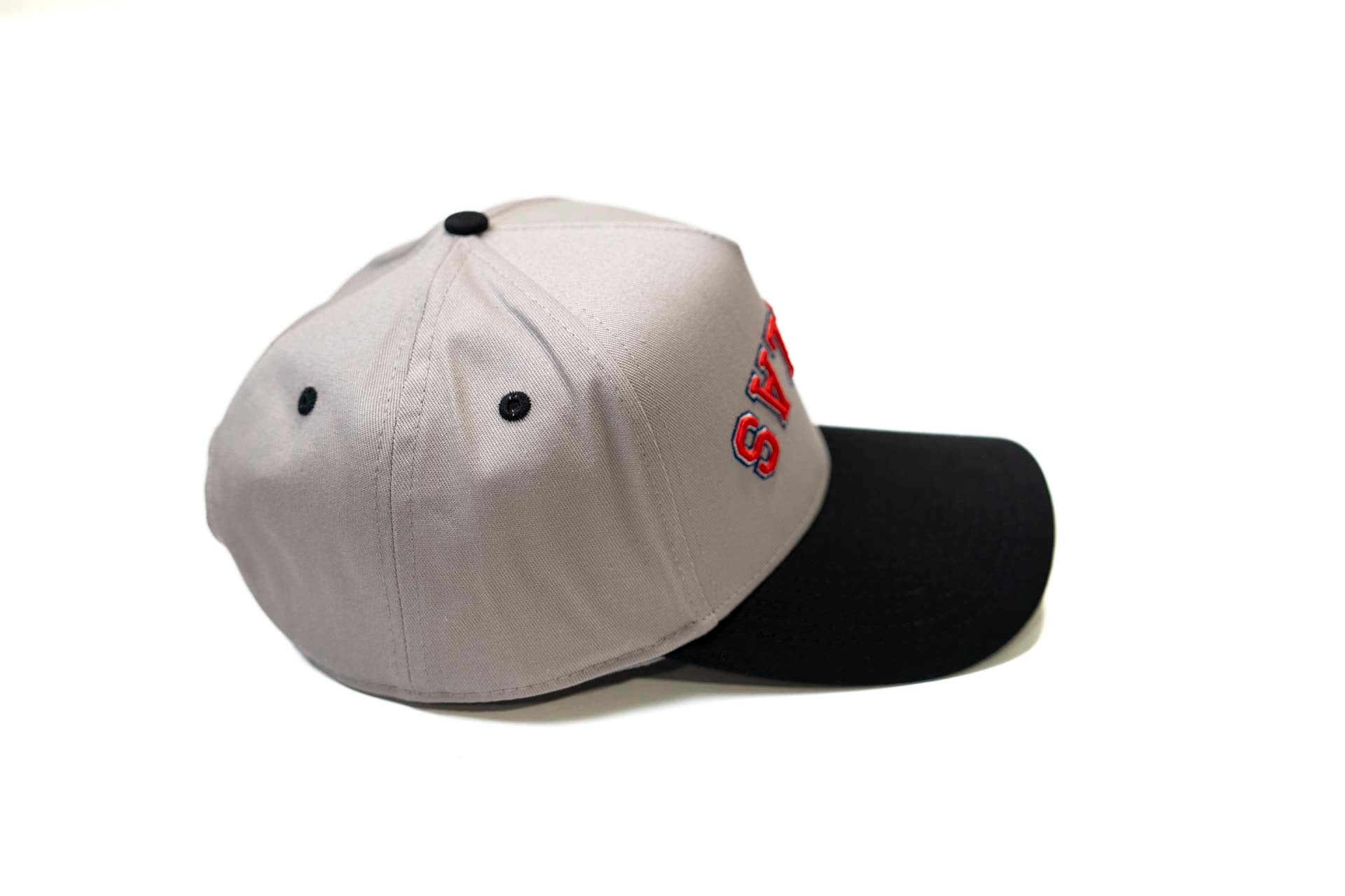 Precurved Dallas snapback - RWB BLACK / GRAY