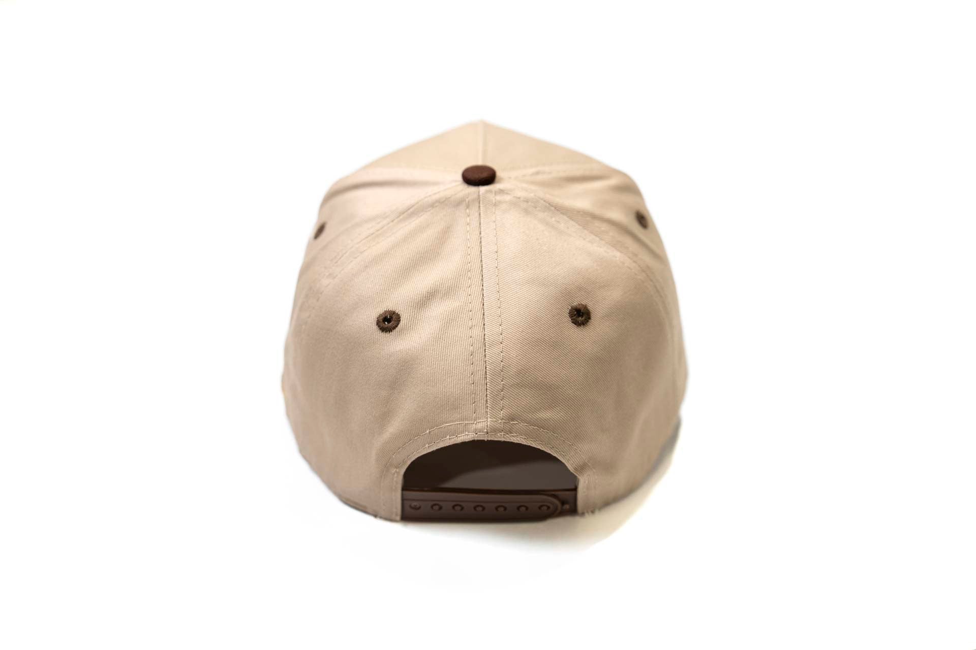 Precurved Dallas snapback - DARK BROWN / KHAKI