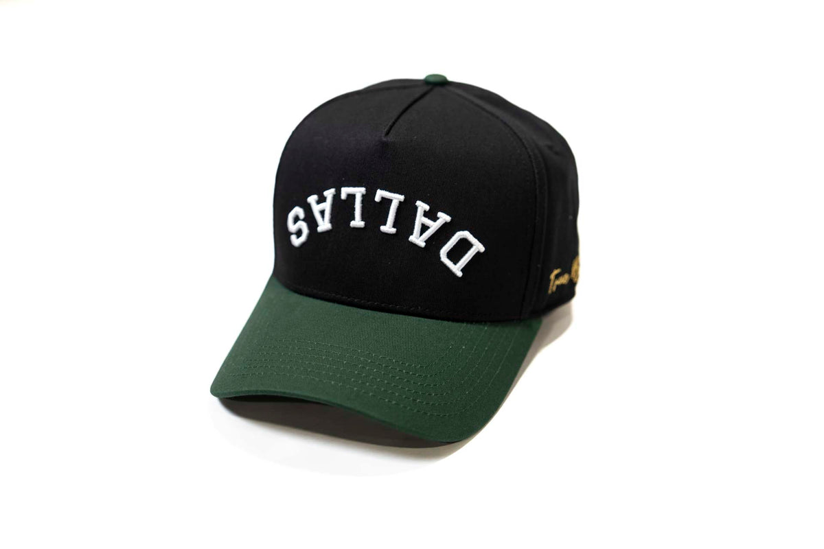 Upside Down Dallas snapback - Forest Green / Black display picture 1