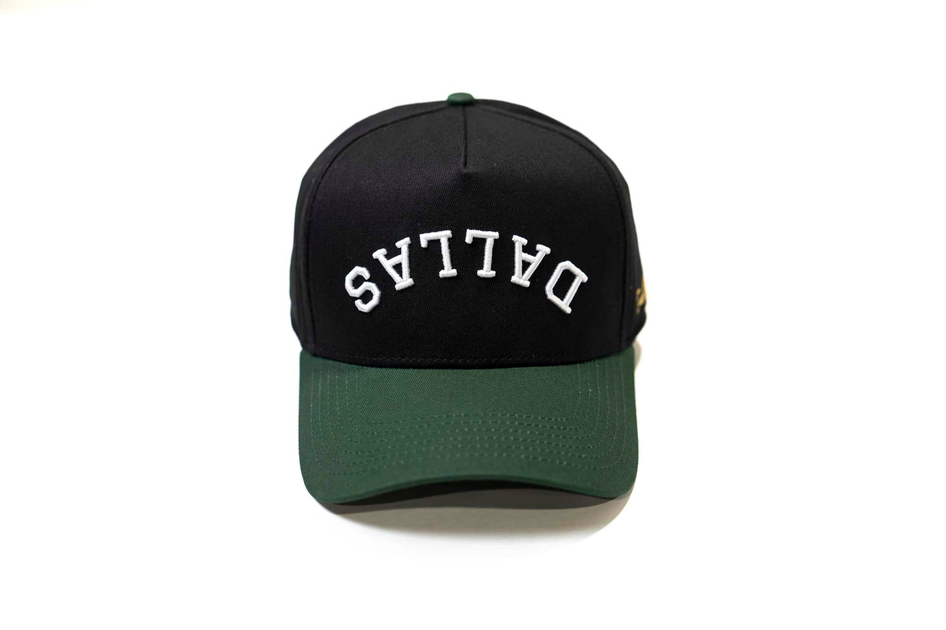 Precurved Dallas snapback - FOREST GREEN / BLACK
