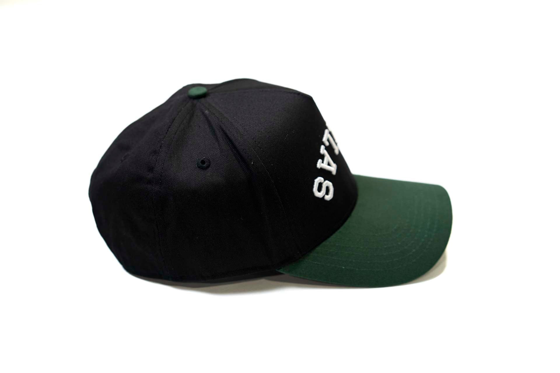 Precurved Dallas snapback - FOREST GREEN / BLACK