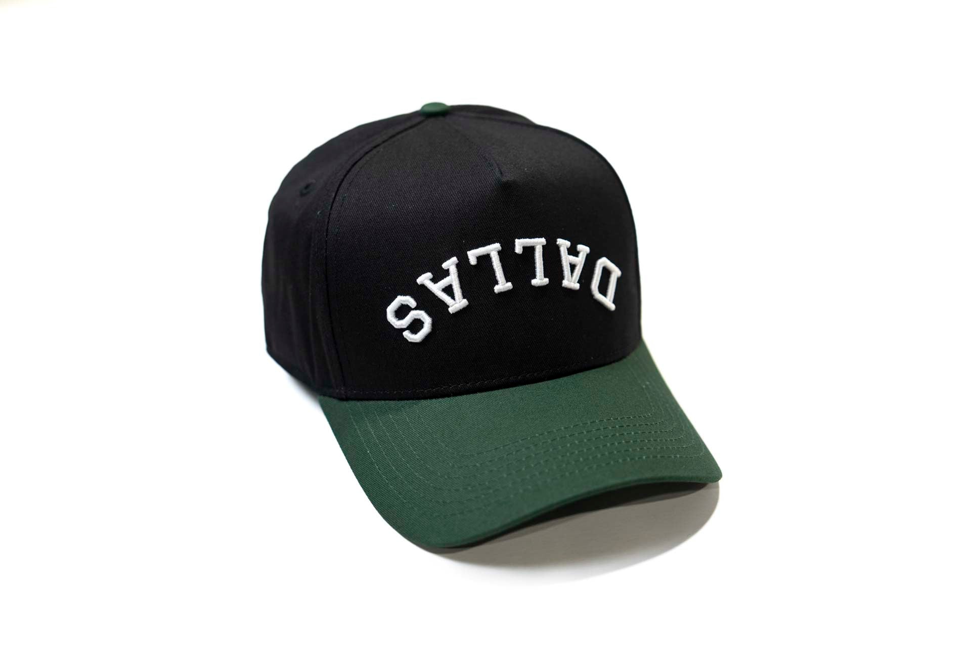 Precurved Dallas snapback - FOREST GREEN / BLACK