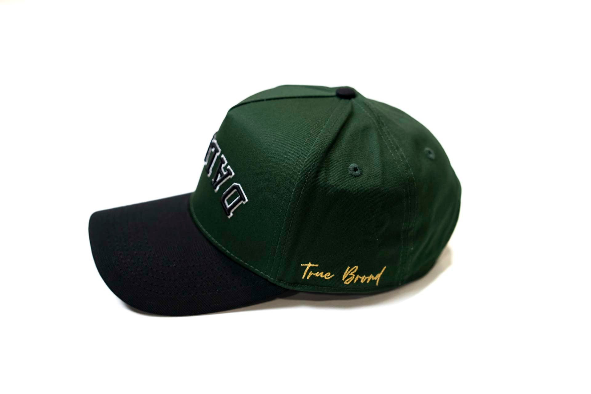 Precurved Dallas snapback - BLACK / FOREST GREEN