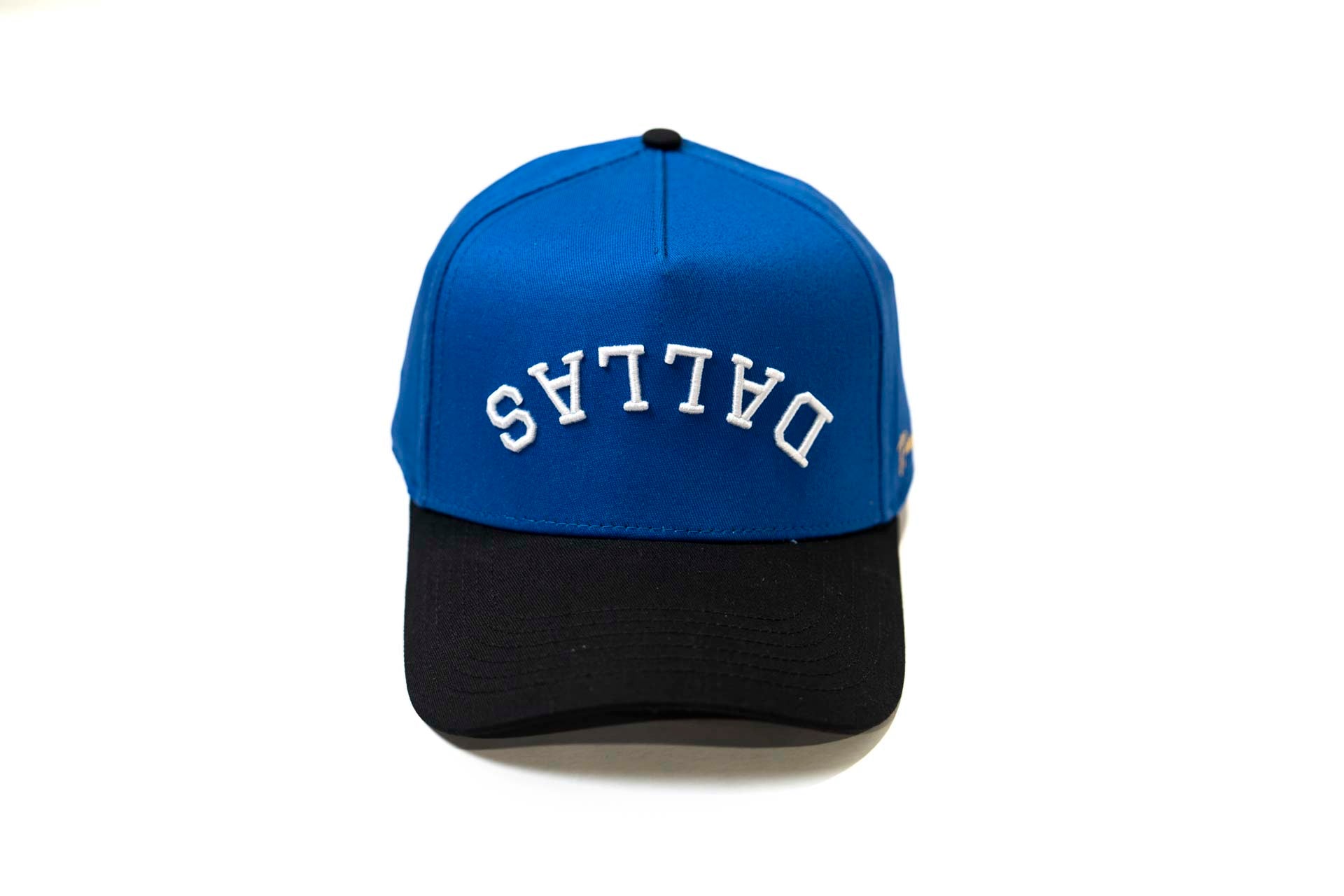 " Blueberry " - Precurved Dallas snapback - BLACK / ROYAL