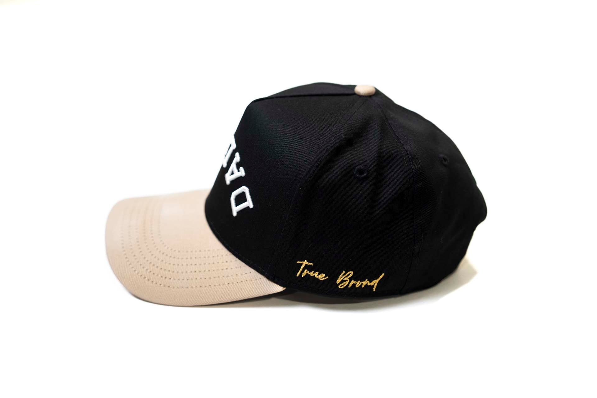 Precurved Dallas snapback - SAND / BLACK