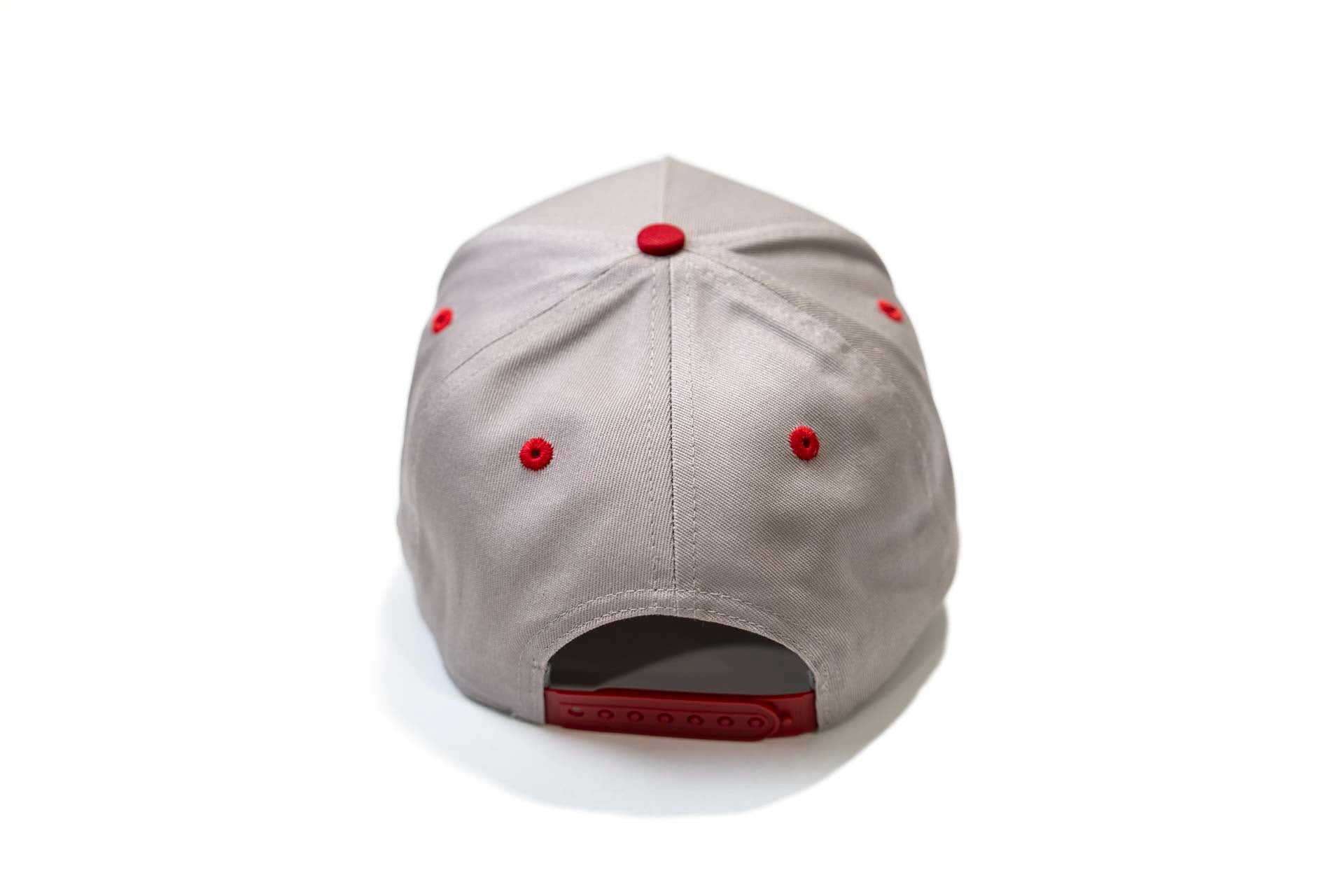 Precurved Dallas snapback - CARDINAL RED / LITE GRAY