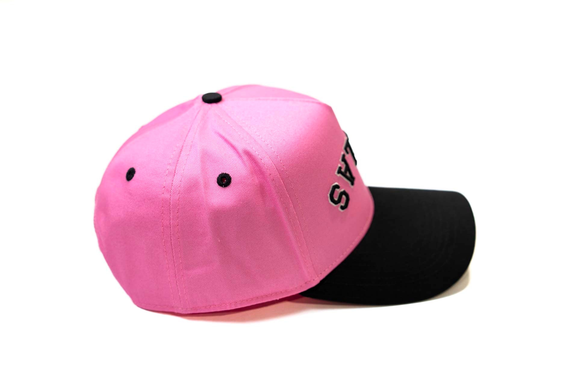 Precurved Dallas snapback - BLACK / PINK