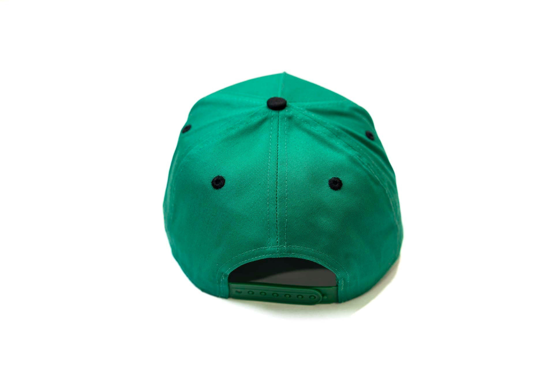 " Green Apple " - Precurved Dallas snapback - BLACK / GREEN