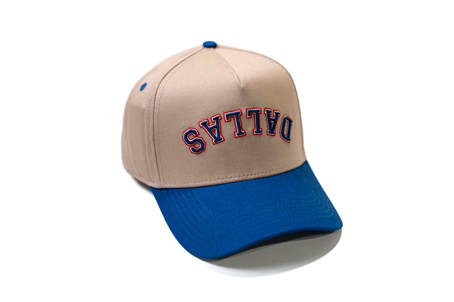 Precurved Dallas snapback - ROYAL / GRAY