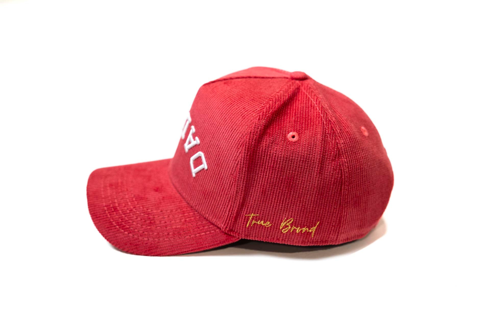 Corduroy USD snapback - RED