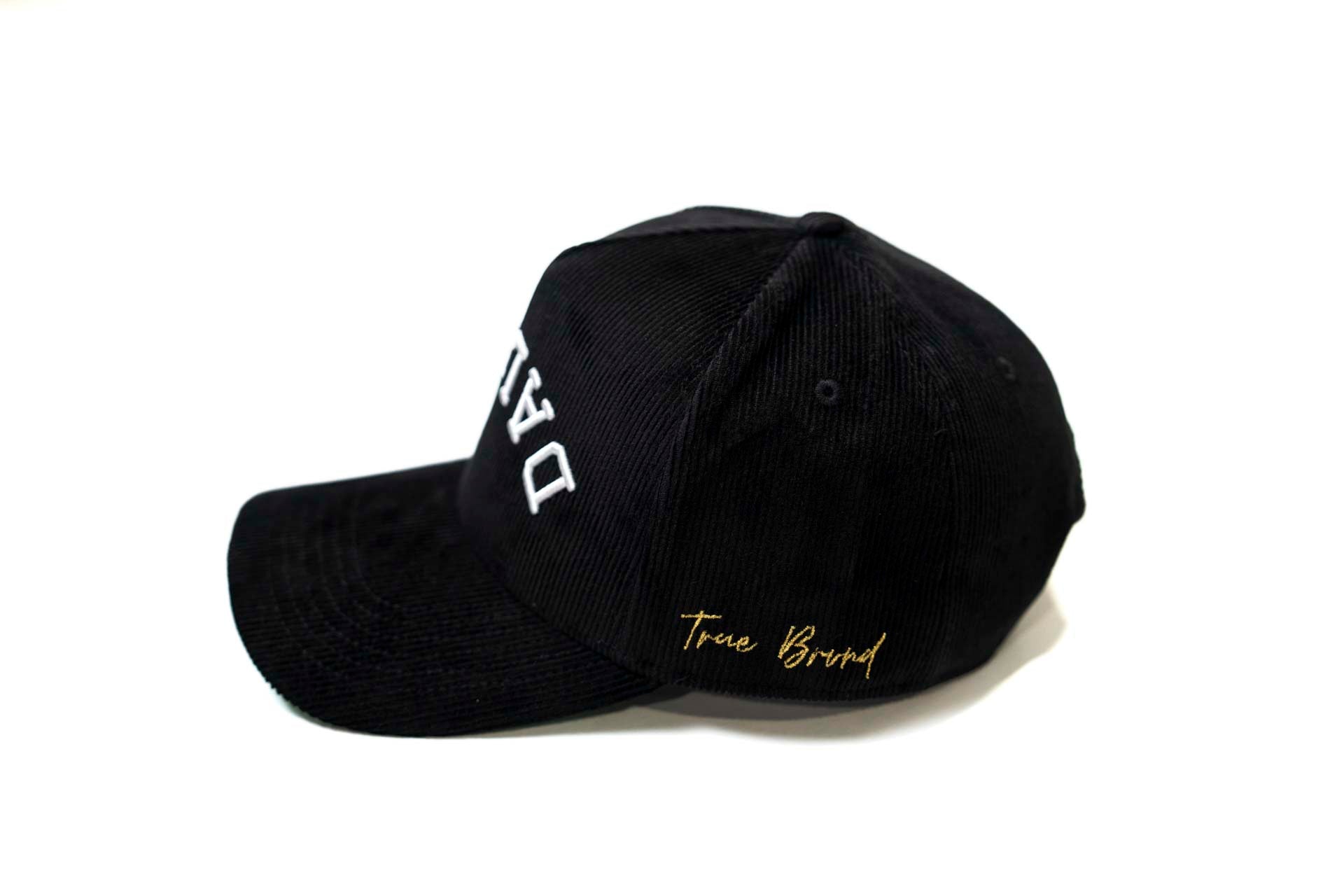 Corduroy USD snapback - BLACK