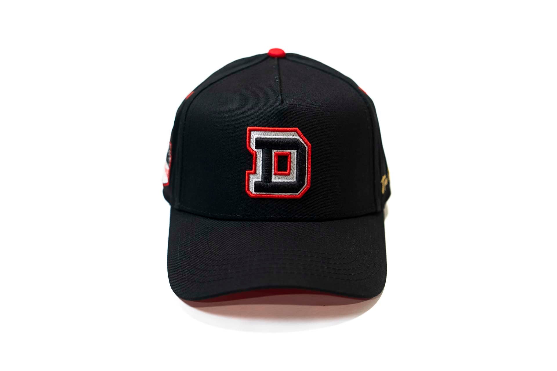 TRUE D HAT - BLACK w/ Red