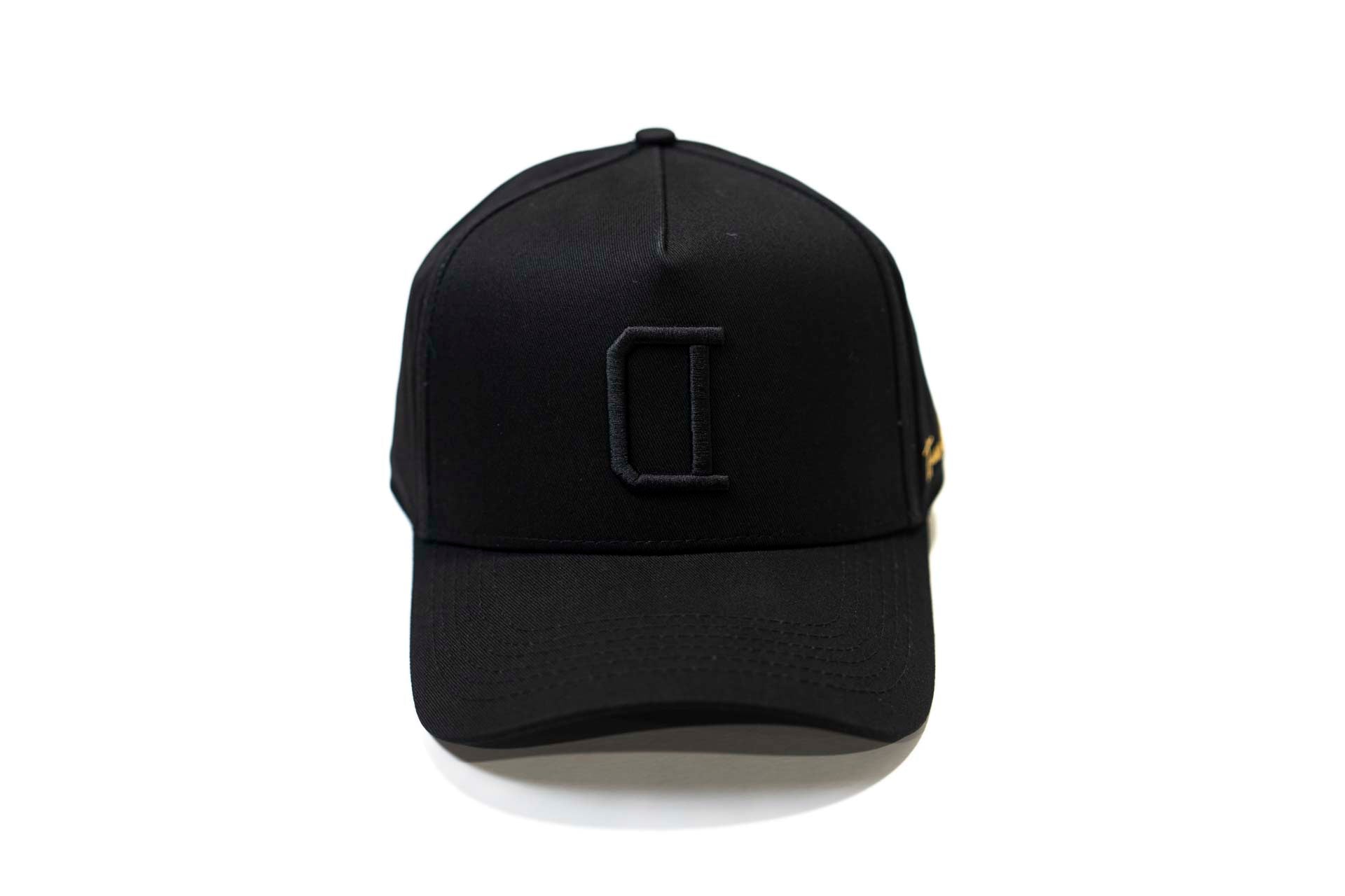 V2 Precurved snapback - BLACK / BLACK