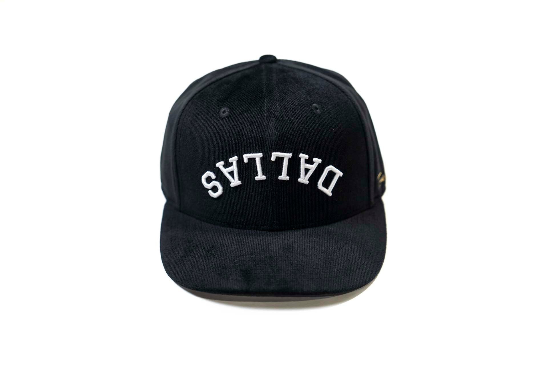 Corduroy 6 panel - BLACK