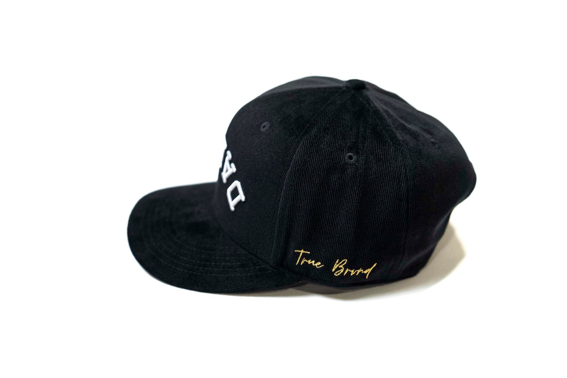 Corduroy 6 panel - BLACK