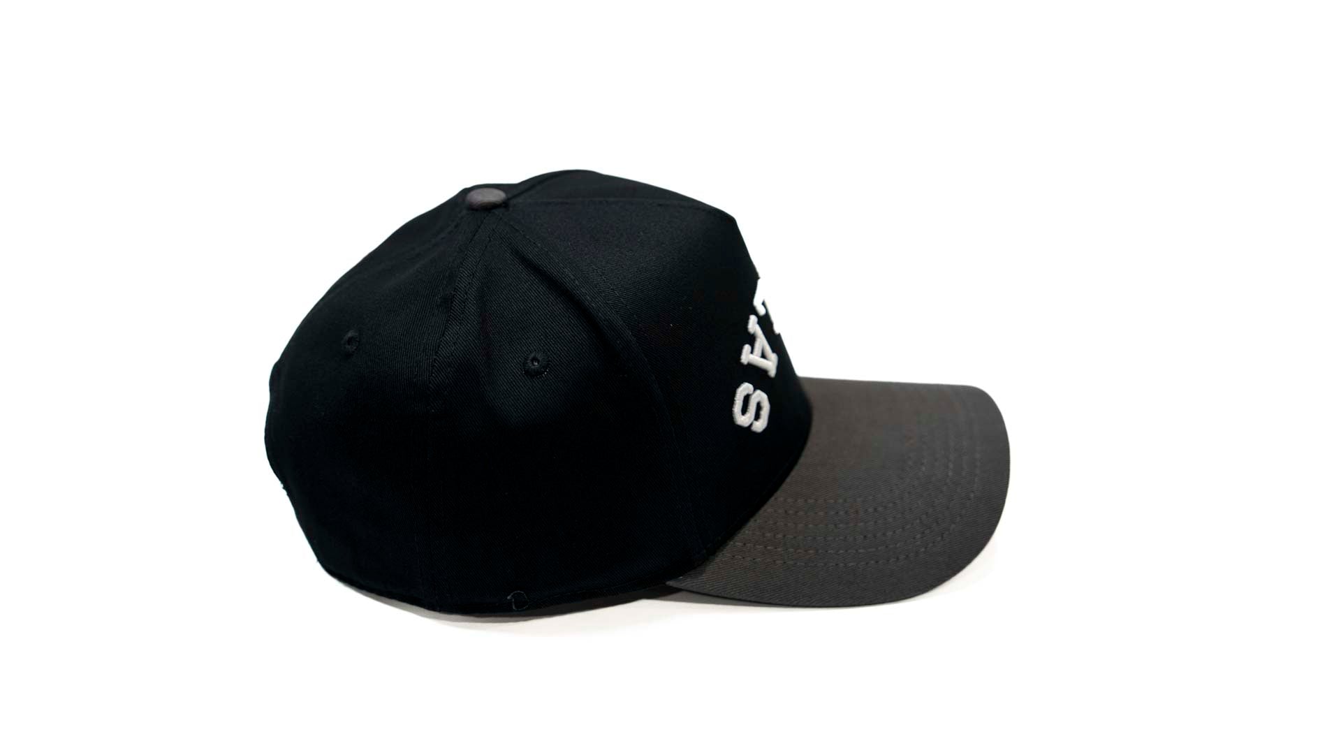 Precurved Dallas snapback - CHARCOAL / BLACK