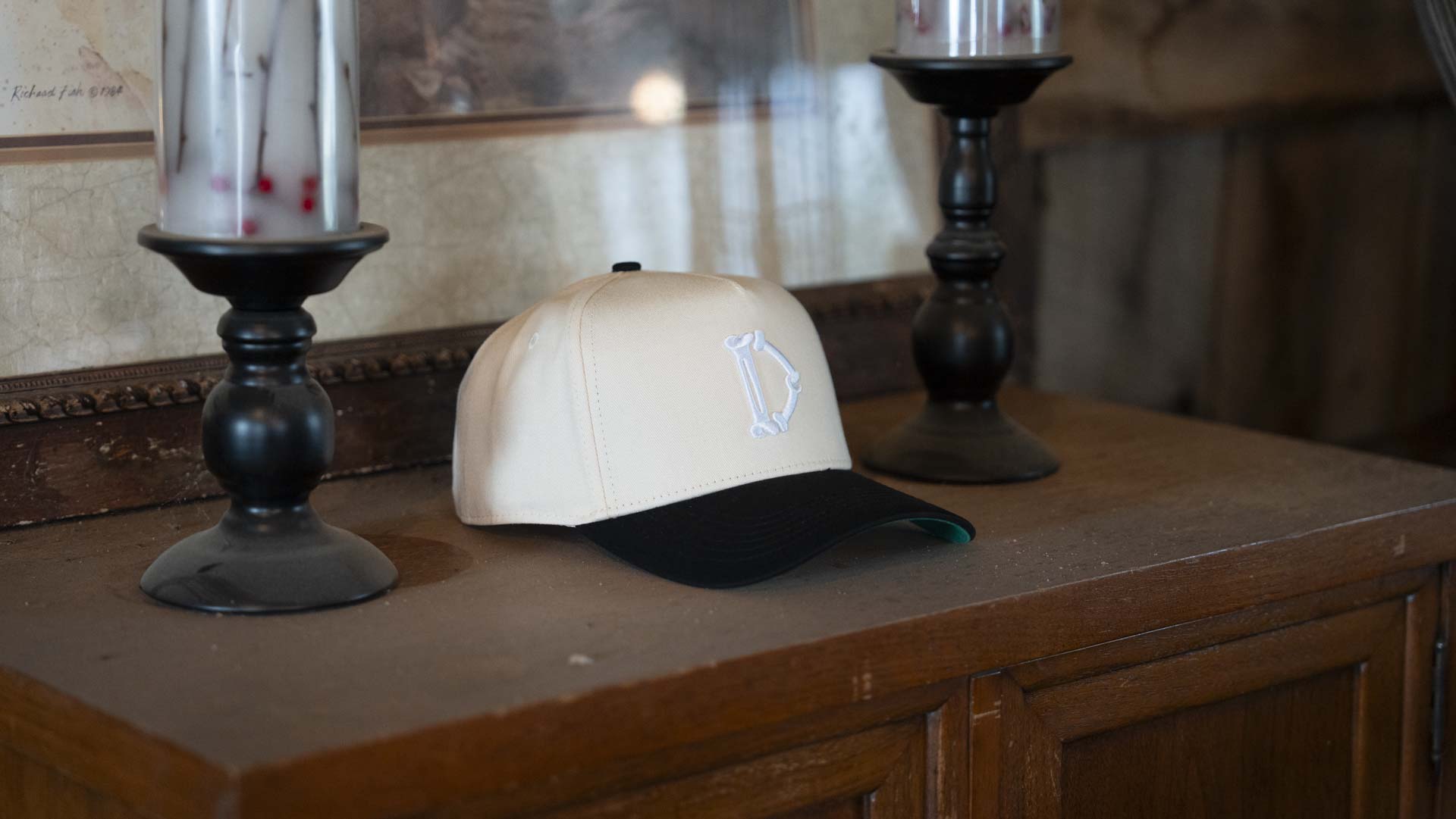 D-BONE " Dallas " - BLACK / OFFWHITE