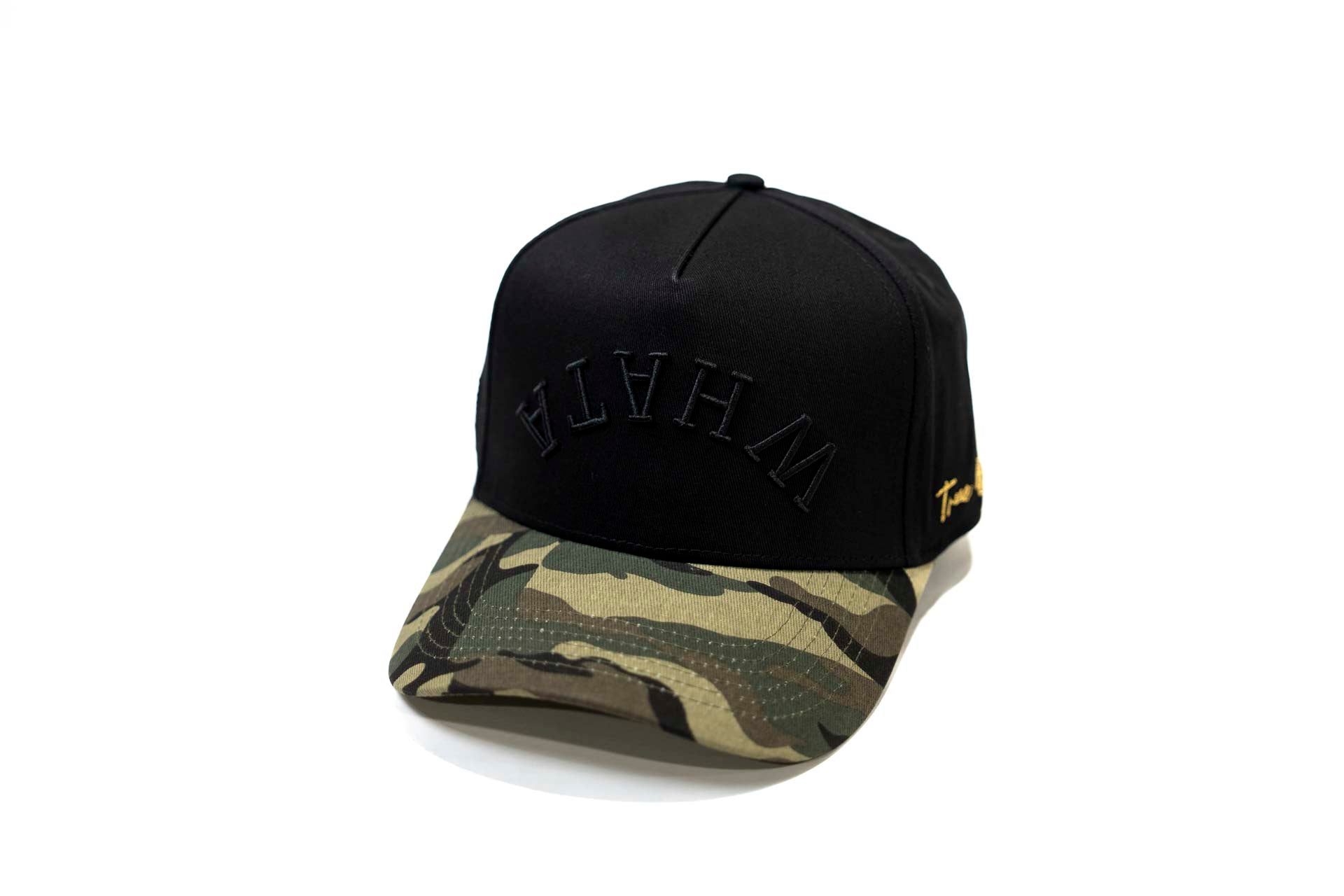 WHATABURGER snapback - CAMO / BLACK