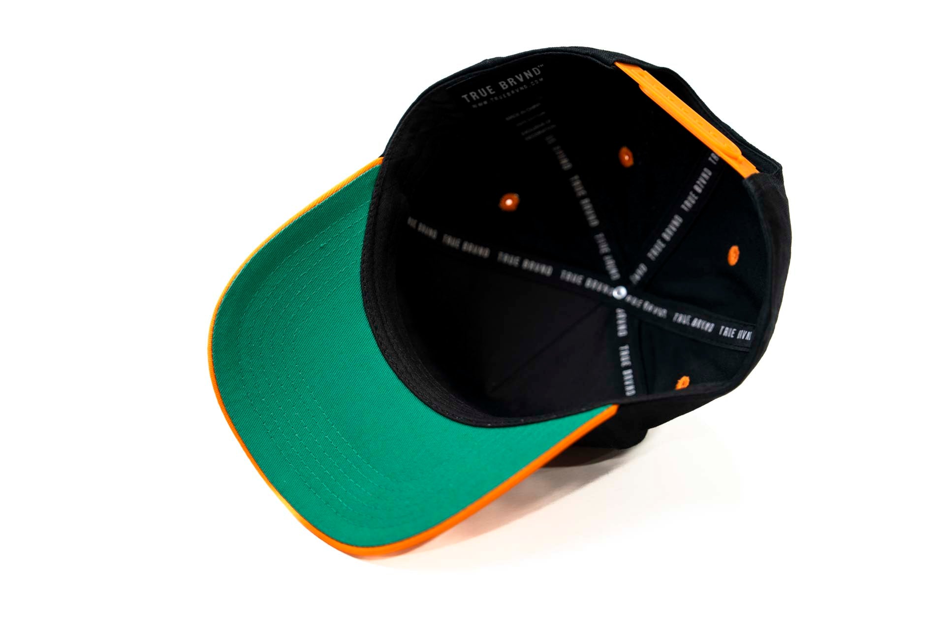 Precurved Dallas snapback - BLACK / ORANGE