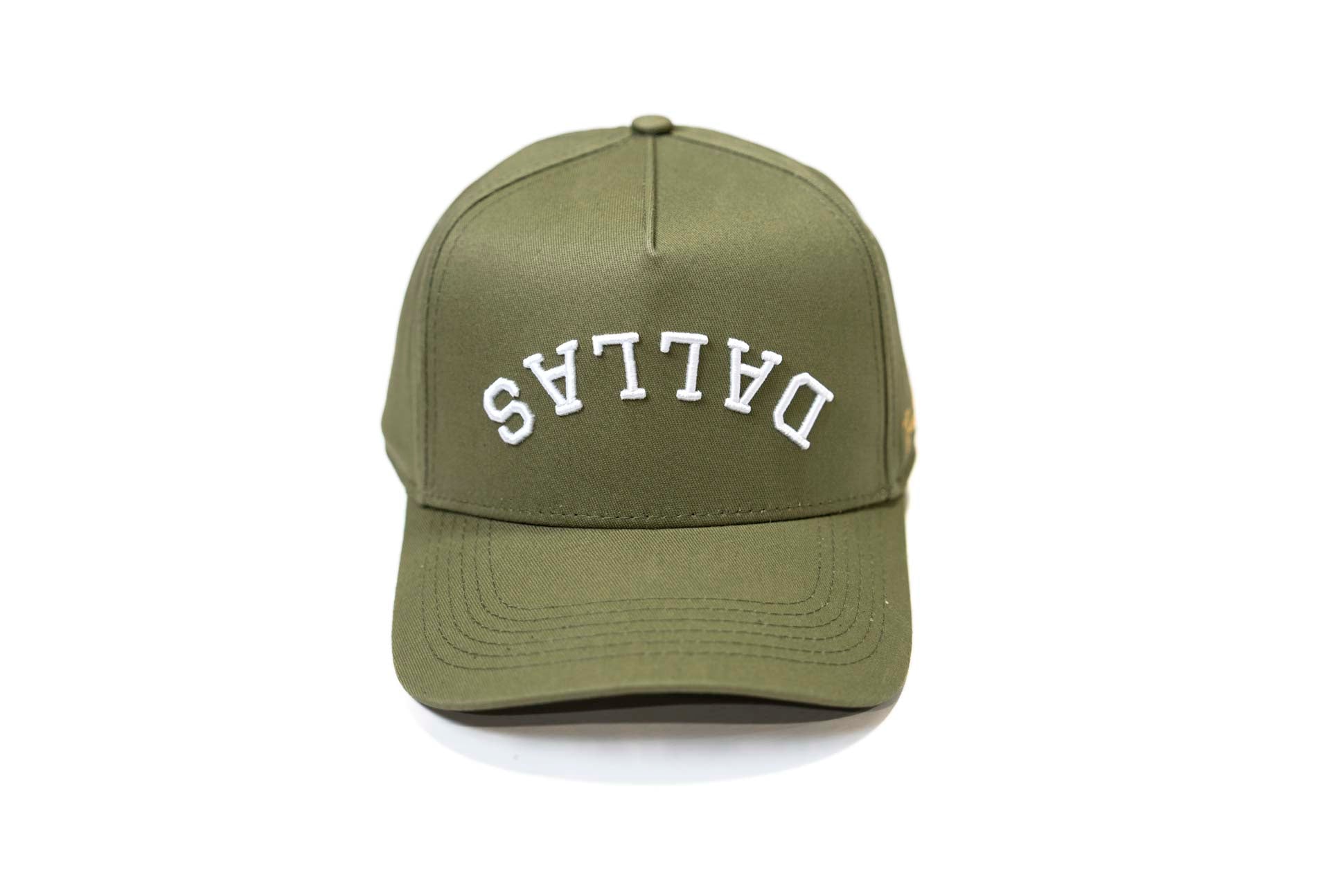 Precurved Dallas snapback - OLIVE