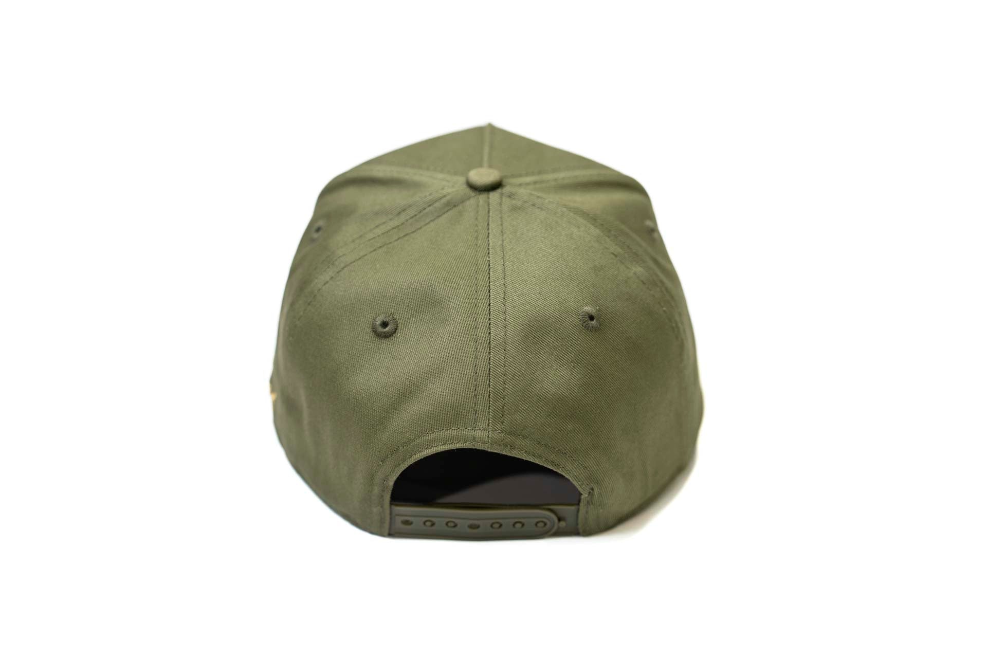 Precurved Dallas snapback - OLIVE