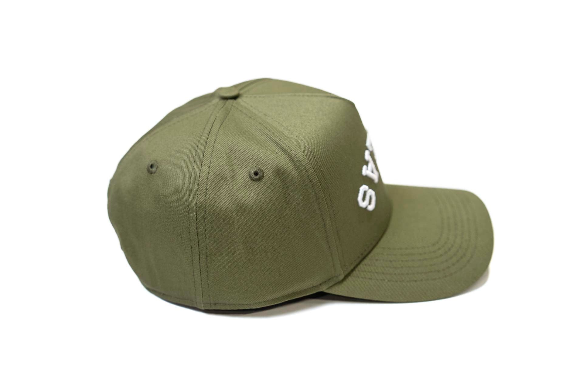 Precurved Dallas snapback - OLIVE