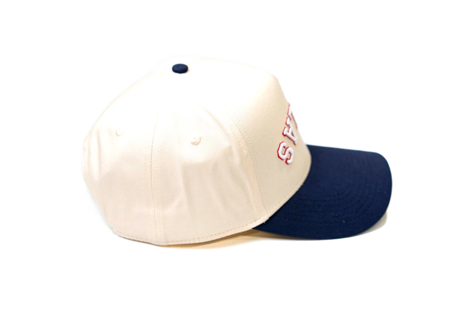 OFFWHITE - NAVY w/ Red outline