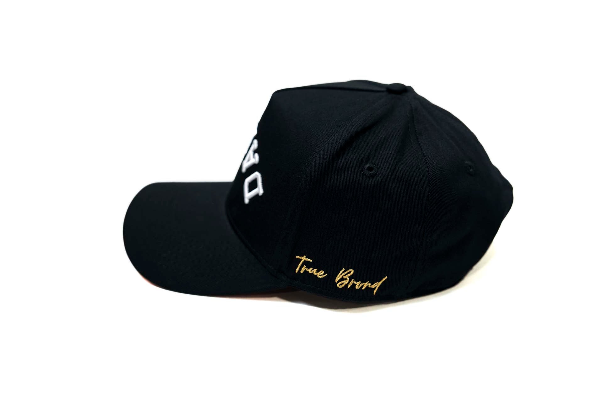 Precurved Dallas snapback - CLASSIC BLACK (Red Underbrim)