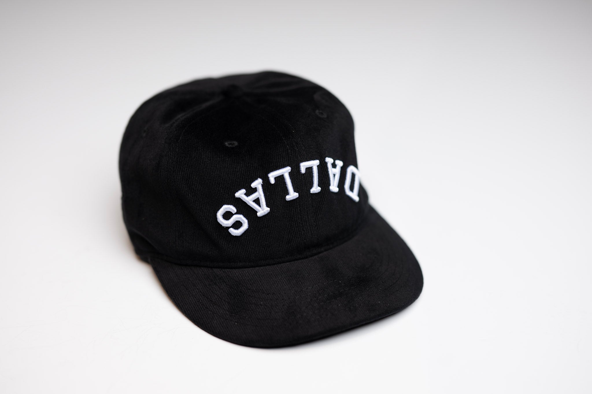 YOUTH Corduroy dad hat - BLACK