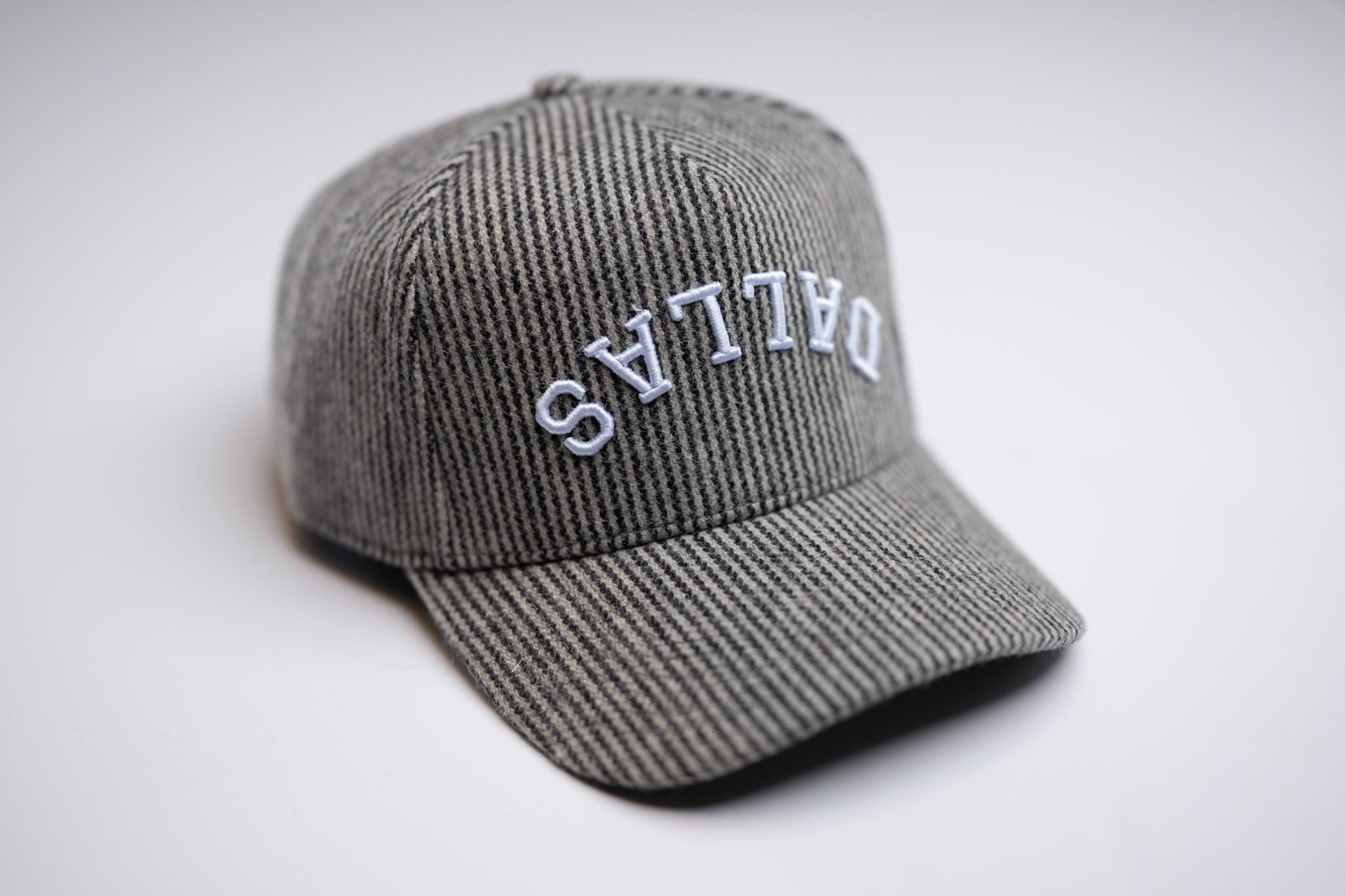 Melton Wool snapback - GRAY STRIPE