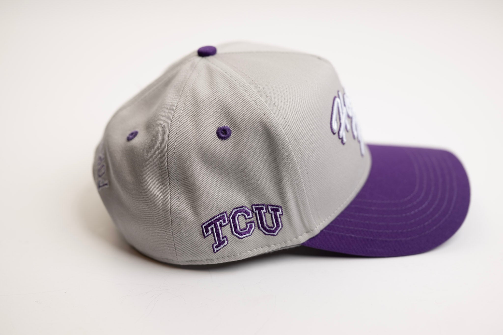 TCU x TRUE BRVND - PURPLE / GRAY SCRIPT