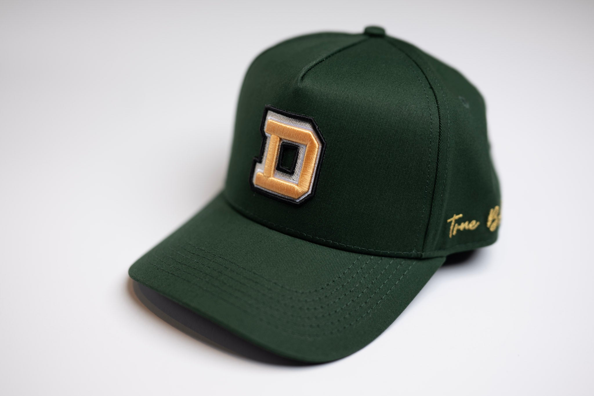 TRUE D HAT - FOREST GREEN w/ Gold