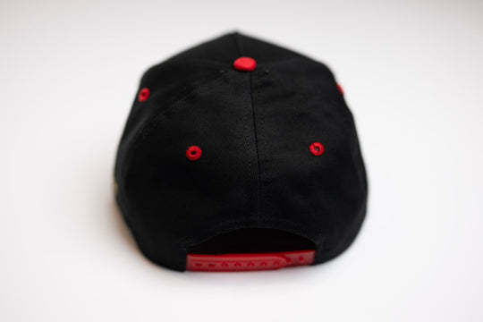 TRUE D HAT - BLACK w/ Red