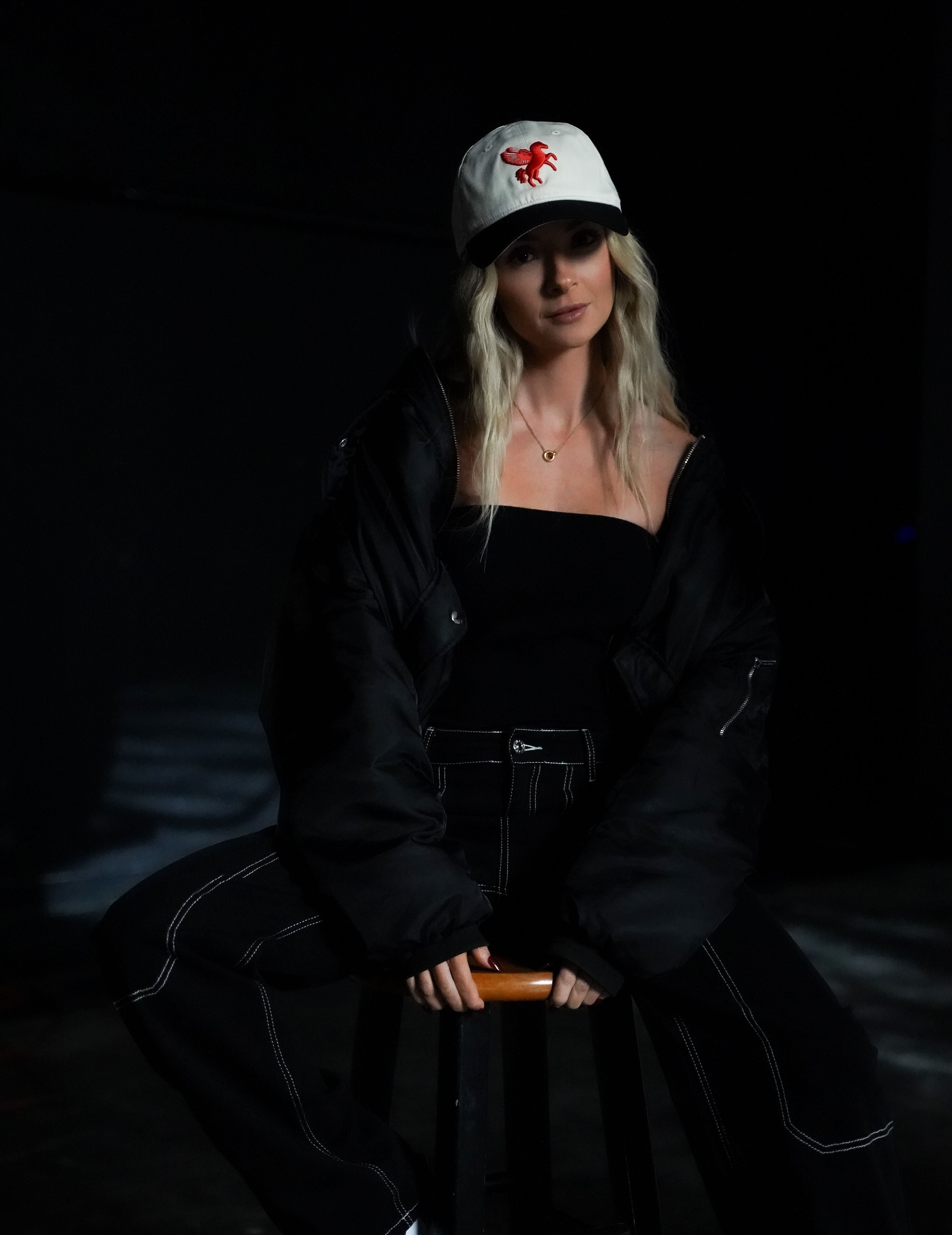 Pegasus Dad Hat - BLACK / OFFWHITE (dad hat)