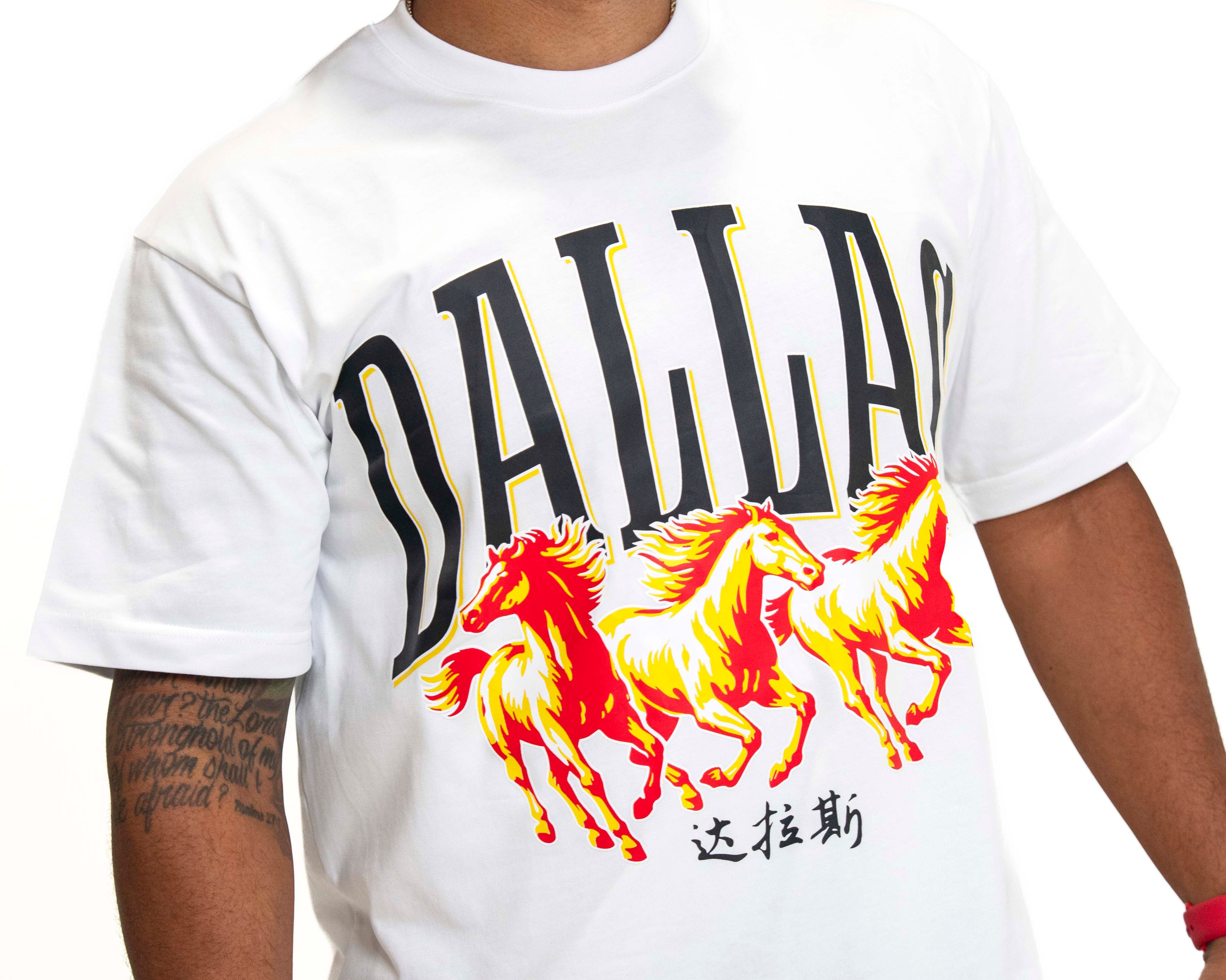 Year of the Horse Shirt (Dallas) - WHITE
