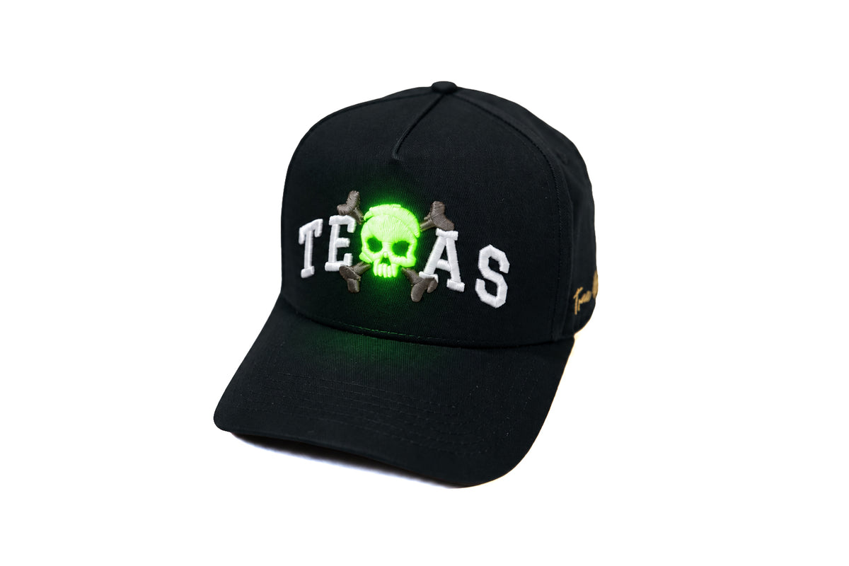 Texas Skull - BLACK (GLOW IN THE DARK)